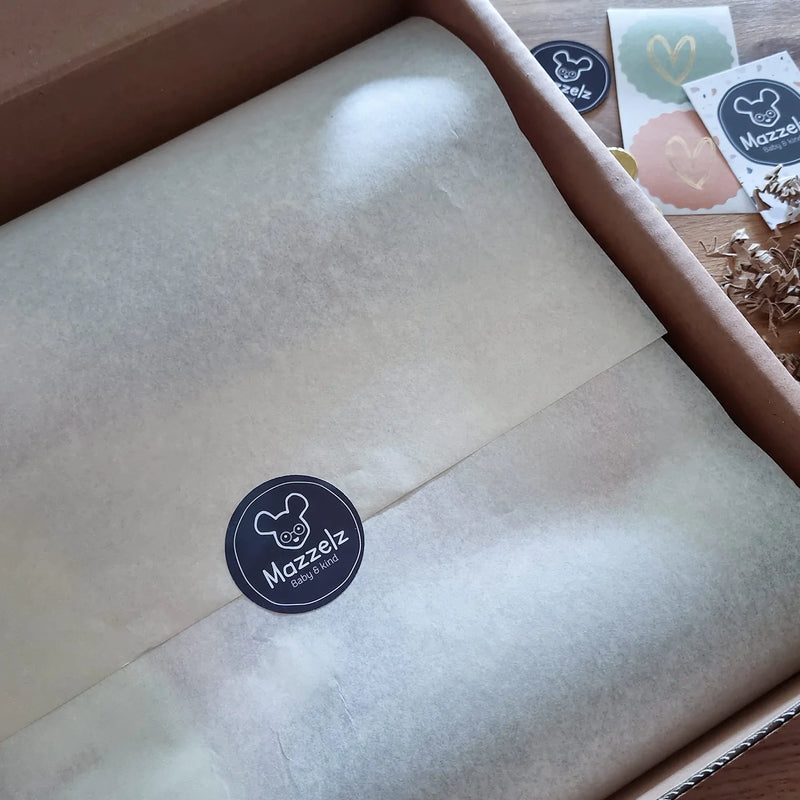 Kraamcadeau Box Neutraal - Luipaard Middel