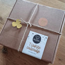 Kraamcadeau Box Neutraal - Luipaard Middel