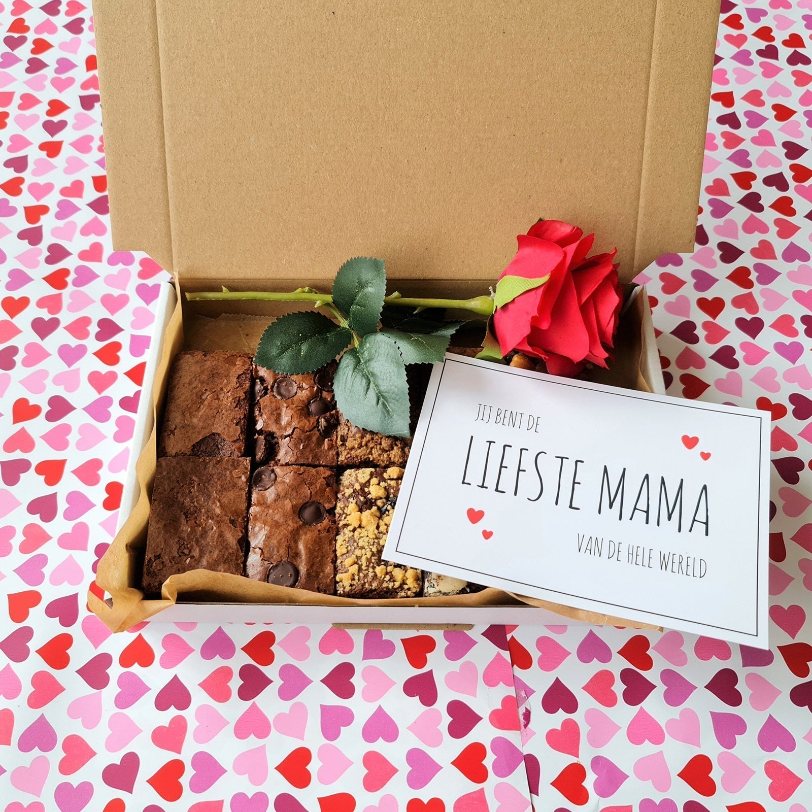 Moederdag Brownie Proeverij  - 10 stuks