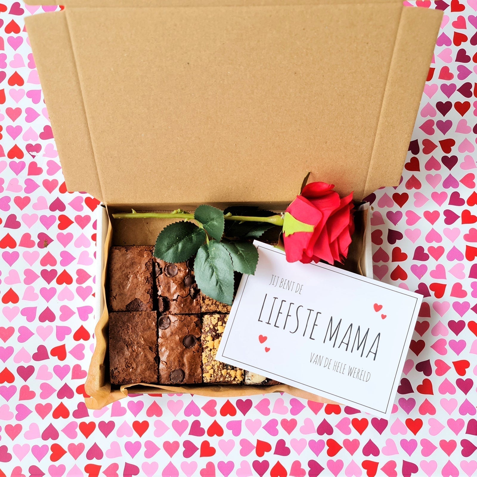 Moederdag Brownie Proeverij  - 10 stuks