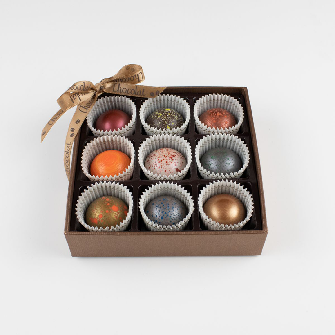 Geschenkdoos Classic | 4, 9 of 16 smaken bonbons - Verwenboxen
