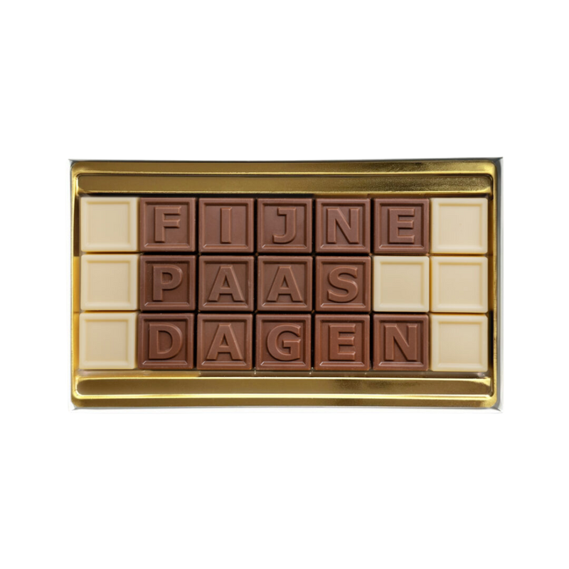 Chocotelegram 21 -  I love you melk/wit 200g