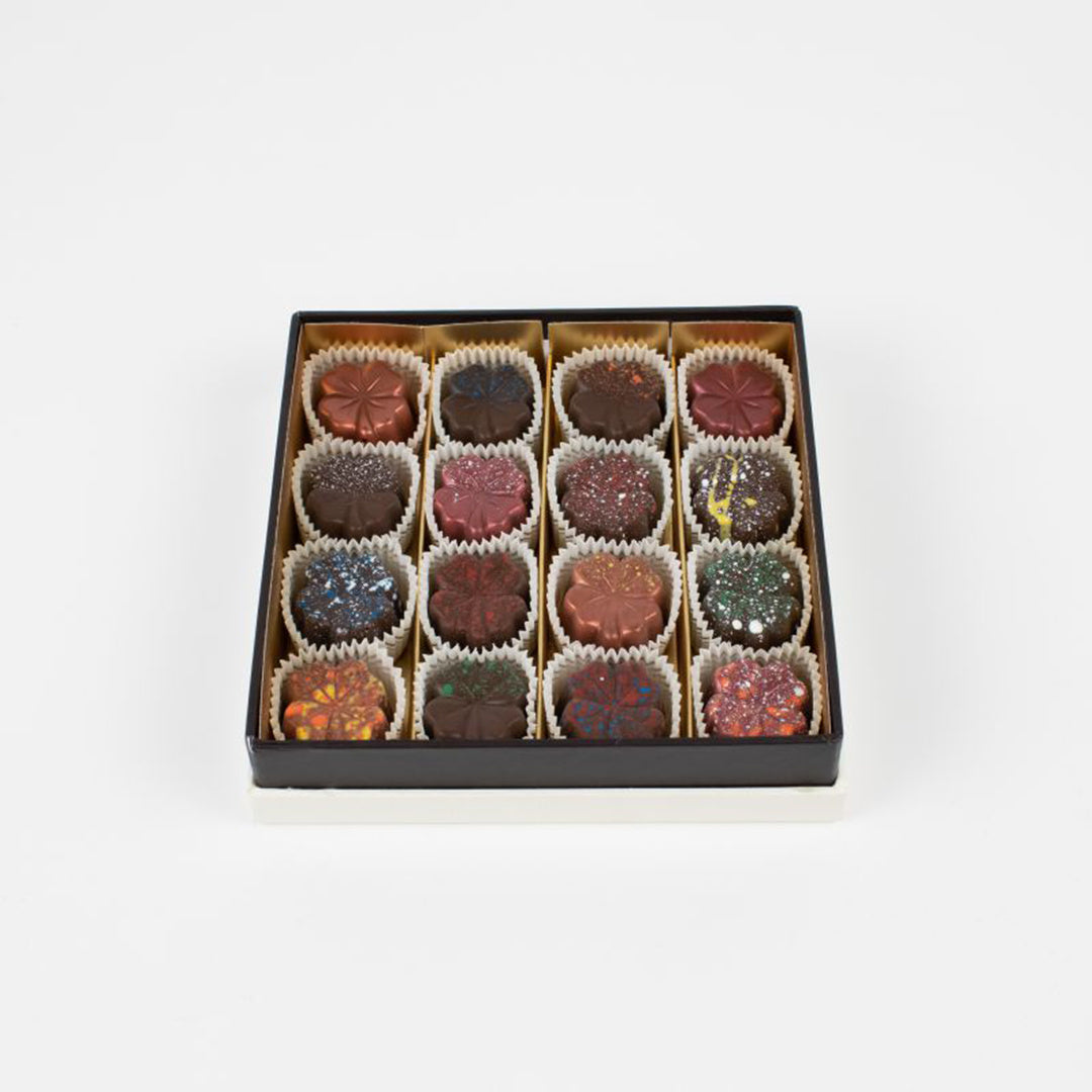 Geschenkdoos Vegan | 16 smaken bonbons - Verwenboxen