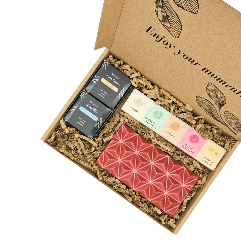 Verwenbox Zeep, Thee & Chocolade