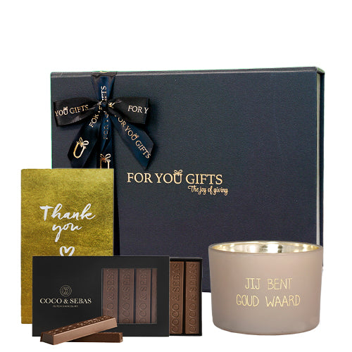 Giftbox Thank you Je bent goud waard