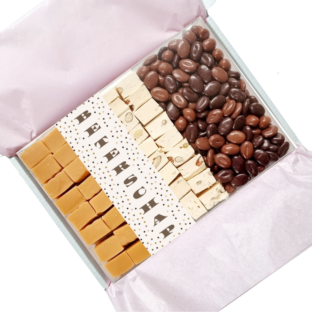 Beterschap Cadeaubox - Fudge Nougat & Chocolade