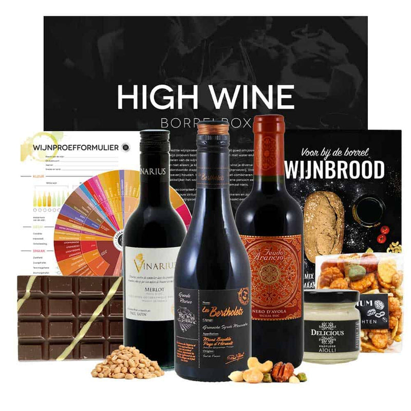 High Wine Pakket - Wijnproeverij voor thuis