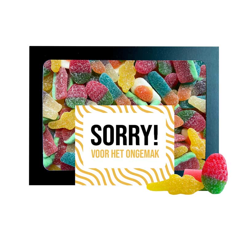 Sorry snoeppakket | Sorry cadeau
